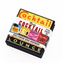 Load image into Gallery viewer, Classic Cocktail Lounge Drink Coaster Set