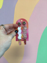 Load image into Gallery viewer, Squiggle Cutie Acrylic Earrings