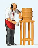 Load image into Gallery viewer, Preiser 28192 HO Scale Man Pouring Draft Beer