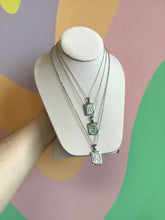 Load image into Gallery viewer, Illustrated Initial Necklaces 3-D