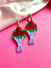 Load image into Gallery viewer, Bouquet of Roses Acrylic Earrings