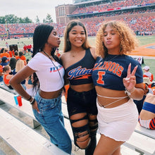 Load image into Gallery viewer, Illinois Fighting Illini Babydoll Tee