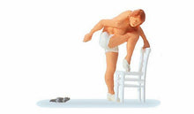 Load image into Gallery viewer, Preiser 29097 HO Scale People At Home -- Escaping The Mouse