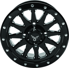 Load image into Gallery viewer, QuadBoss, QuadBoss Wagon 14x7 Wheel - 5+2 Offset, 4/110 Bolt Pattern, Milled Finish