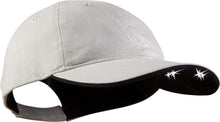 Load image into Gallery viewer, POWERCAP LED Hat Ultra-Bright Hands Free Lighted Battery Powered Headlamp - Stone Unstructured Cotton