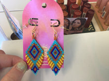Load image into Gallery viewer, Unique Beaded Colorful Earrings