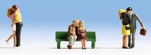 Load image into Gallery viewer, Noch 15510 HO Scale Couples Kissing -- pkg(6)