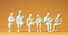 Load image into Gallery viewer, Preiser 45179 G Scale Unpainted Figures -- Seated Passengers