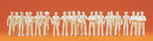 Load image into Gallery viewer, Preiser 16345 HO Scale Unpainted Figure Set -- Uniformed People Combination Kit
