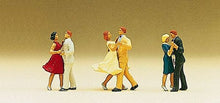 Load image into Gallery viewer, Preiser 10120 HO Scale Couples Dancing -- 3 Couples