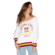 Load image into Gallery viewer, Arizona State ASU Vintage Off the Shoulder Sweatshirt