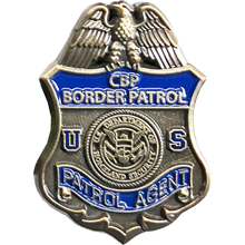 Load image into Gallery viewer, BL1-09B CBP US Border Patrol 6 piece historic through the years Honor First lapel pin set