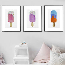 Load image into Gallery viewer, Ice Cream Wall Art