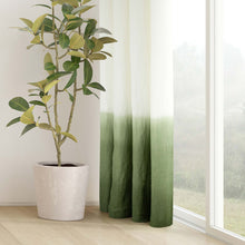 Load image into Gallery viewer, Blue Ombre Linen Curtain
