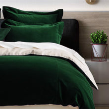 Load image into Gallery viewer, Cotton Velvet Duvet Cover Set