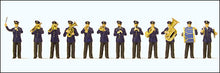 Load image into Gallery viewer, Preiser 10600 HO Scale Working People -- German Band pkg(12)
