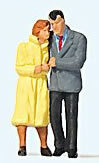Load image into Gallery viewer, Preiser 28193 HO Scale Couple -- pkg(2)