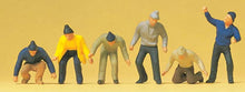 Load image into Gallery viewer, Preiser 14064 HO Scale Working People -- Workers w/Knit Caps pkg(6)