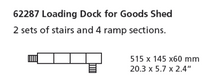 Load image into Gallery viewer, Piko 62287 G Scale Loading Dock for Goods Sheds