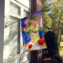 Load image into Gallery viewer, Pink Flowers  Flag Canvas House Size