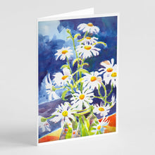 Load image into Gallery viewer, Flowers - Daisy Greeting Cards -  Blank Note Cards – 8-Pack of Artist-Designed Cards with Envelopes