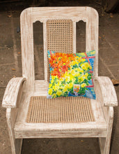 Load image into Gallery viewer, Flower - Mums   Canvas Throw Pillow - 14x14 Decorative Pillow – Art for Your Home &amp; Patio