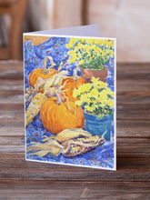 Load image into Gallery viewer, Flower - Mums Greeting Cards -  Blank Note Cards – 8-Pack of Artist-Designed Cards with Envelopes