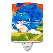 Load image into Gallery viewer, Big Blue the Cat Golfer Ceramic Night Light 6011CNL
