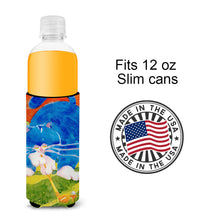 Load image into Gallery viewer, Big Blue the Cat Golfer Slim Can Hugger – Fun &amp; Functional Drink Coolers 6011MUK