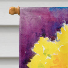 Load image into Gallery viewer, Yellow Flowers in a vase  Flag Canvas House Size