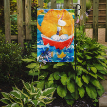 Load image into Gallery viewer, HMS Orange Tabby Fishing Cat  Garden Flag – Decorative Outdoor Yard Flag