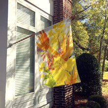 Load image into Gallery viewer, Flower - Bird of Paradise and Hibiscus  Flag Canvas House Size