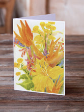 Load image into Gallery viewer, Flower - Bird of Paradise Greeting Cards -  Blank Note Cards – 8-Pack of Artist-Designed Cards with Envelopes