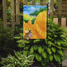 Load image into Gallery viewer, Orange Tabby Cat on the Green Golfer  Garden Flag – Decorative Outdoor Yard Flag