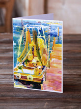 Load image into Gallery viewer, Shrimp Boats Greeting Cards -  Blank Note Cards – 8-Pack of Artist-Designed Cards with Envelopes