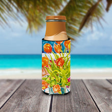 Load image into Gallery viewer, Flowers - Tulips Slim Can Hugger – Fun &amp; Functional Drink Coolers 6025MUK