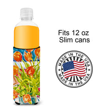 Load image into Gallery viewer, Flowers - Tulips Slim Can Hugger – Fun &amp; Functional Drink Coolers 6025MUK
