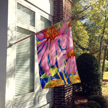 Load image into Gallery viewer, Flower - Coneflower Flag Canvas House Size