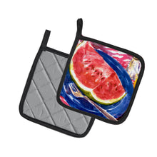 Load image into Gallery viewer, Watermelon Pot Holders - Set of 2 Decorative Kitchen Helpers | Made in the USA 6028PTHD