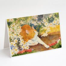 Load image into Gallery viewer, Cat Greeting Cards -  Blank Note Cards – 8-Pack of Artist-Designed Cards with Envelopes