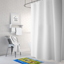 Load image into Gallery viewer, Harbour Scene with Sailboat Machine Washable Memory Foam Mat 6031RUG