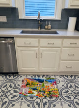 Load image into Gallery viewer, Seaside Beach Cottage Machine Washable Memory Foam Mat 6032RUG