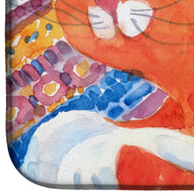 Load image into Gallery viewer, Cat Dish Drying Mat – Absorbent, Artistic Kitchen Essentials 6033DDM