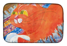 Load image into Gallery viewer, Cat Dish Drying Mat – Absorbent, Artistic Kitchen Essentials 6033DDM