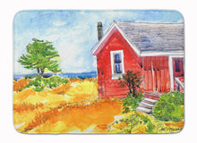 Load image into Gallery viewer, Old Red Cottage House at the lake or Beach Machine Washable Memory Foam Mat 6041RUG