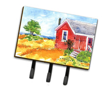 Load image into Gallery viewer, Old Red Cottage House at the lake or Beach Leash Holder or Key Hook