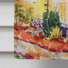 Load image into Gallery viewer, Yellow Cottage Houses Flag Canvas House Size