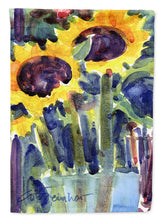 Load image into Gallery viewer, Flower - Sunflower Flag Canvas House Size