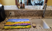 Load image into Gallery viewer, Landscape Dish Drying Mat – Absorbent, Artistic Kitchen Essentials 6053DDM