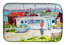 Load image into Gallery viewer, Seafood Shack for fresh shrimp Dish Drying Mat – Absorbent, Artistic Kitchen Essentials 6054DDM